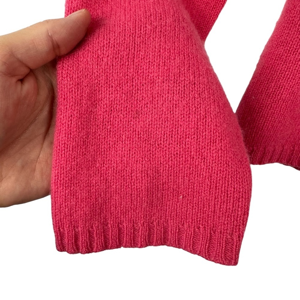 Reformation Sz XS/S Women's Pink Dollar $ Sign Vneck‎ Sweater - Picture 6 of 11